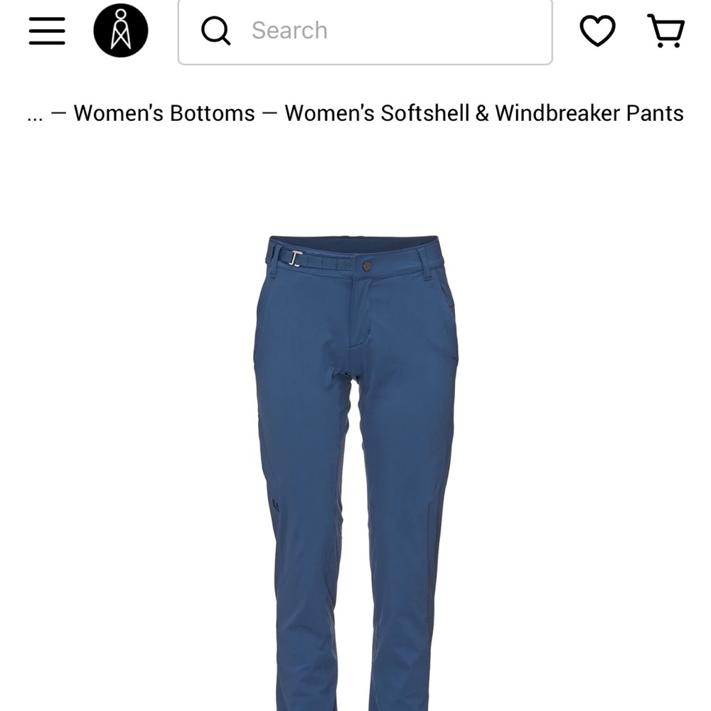 BLACK DIAMOND ALPINE LIGHT PANTS - WOMEN'S